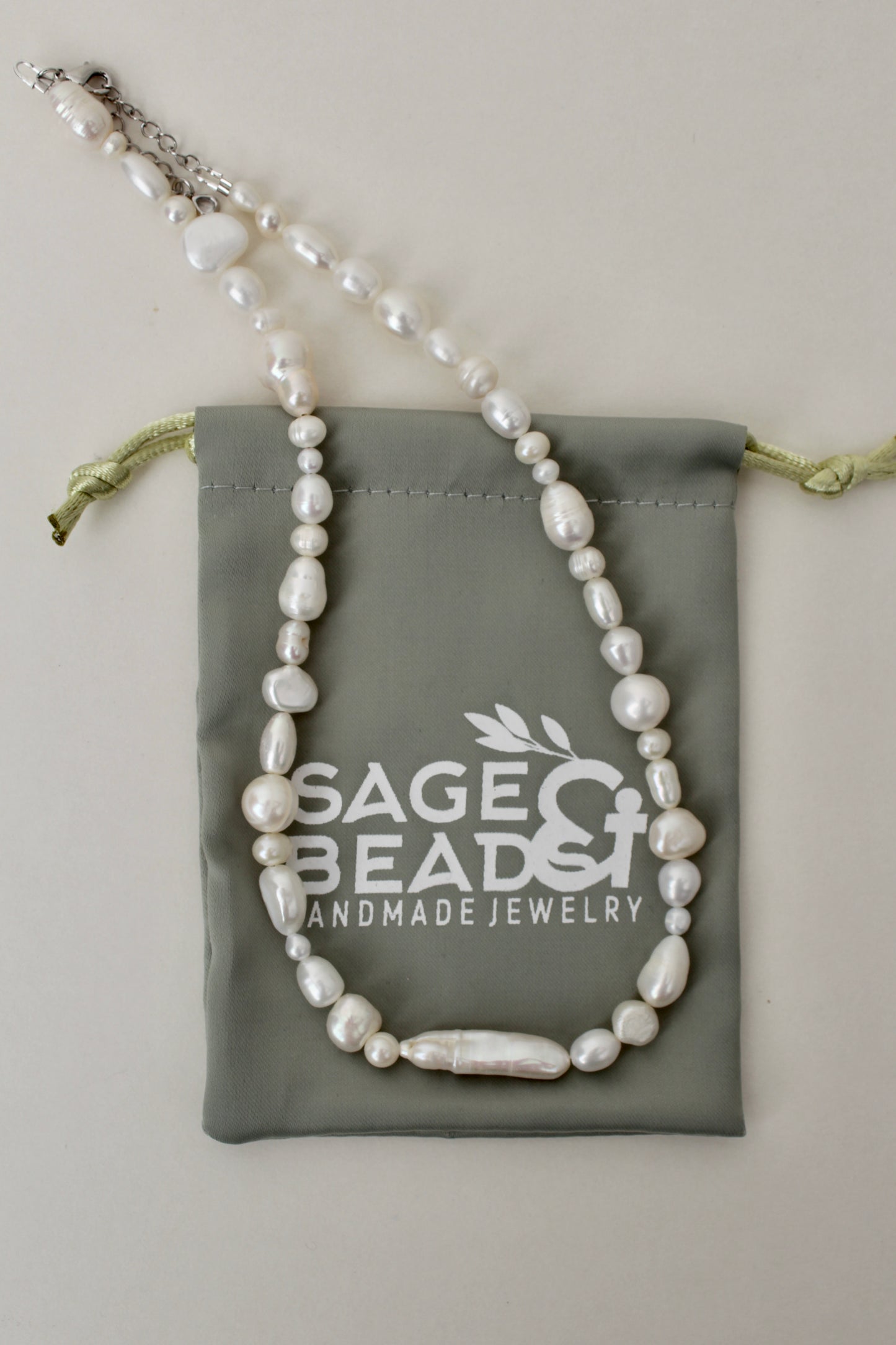 Isis - Biwa Pearl Necklace