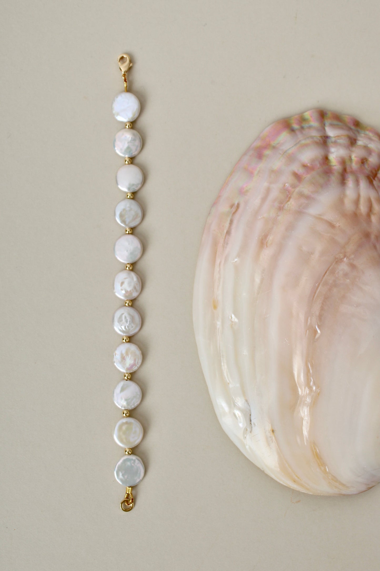 Coin Pearl Bracelet