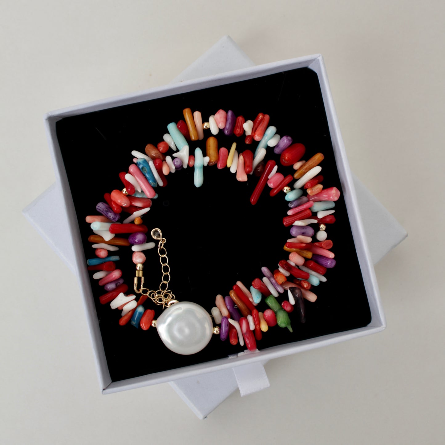 Rhode - Coral Pearl Necklace