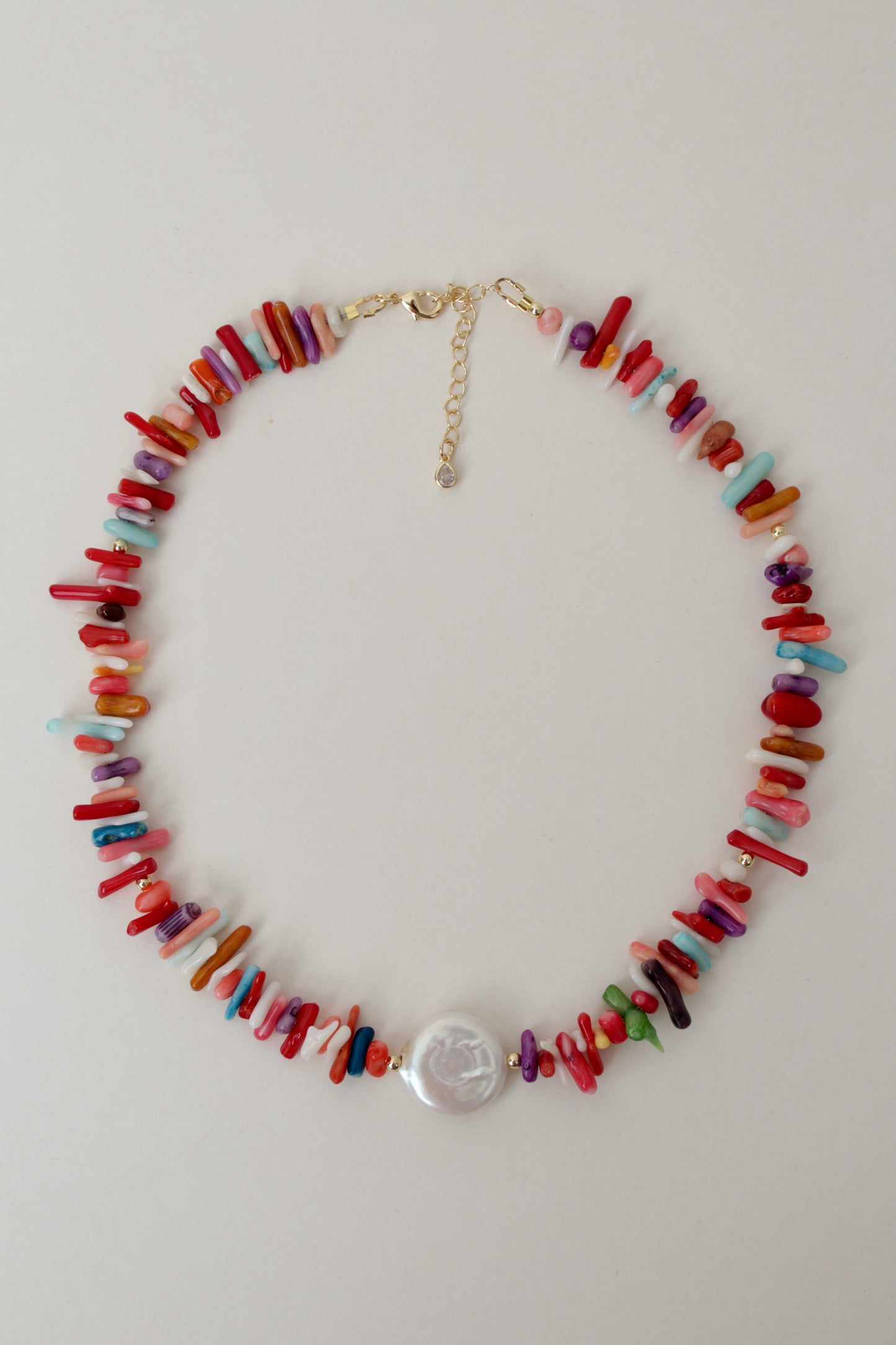 Rhode - Coral Pearl Necklace