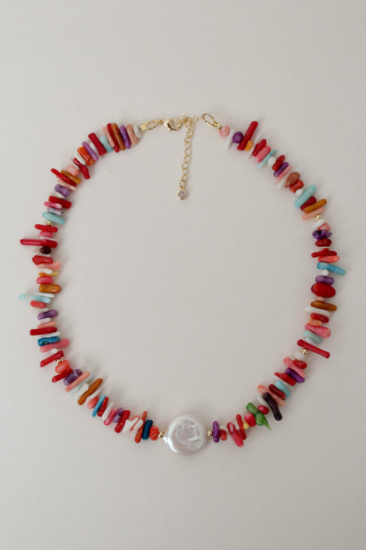 Rhode - Coral Pearl Necklace