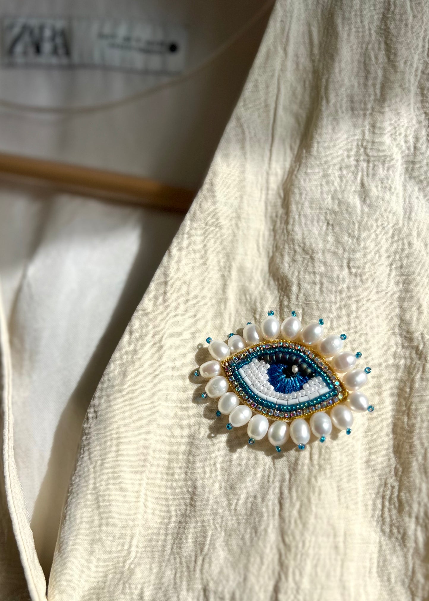 Evil Eye Handmade Brooch