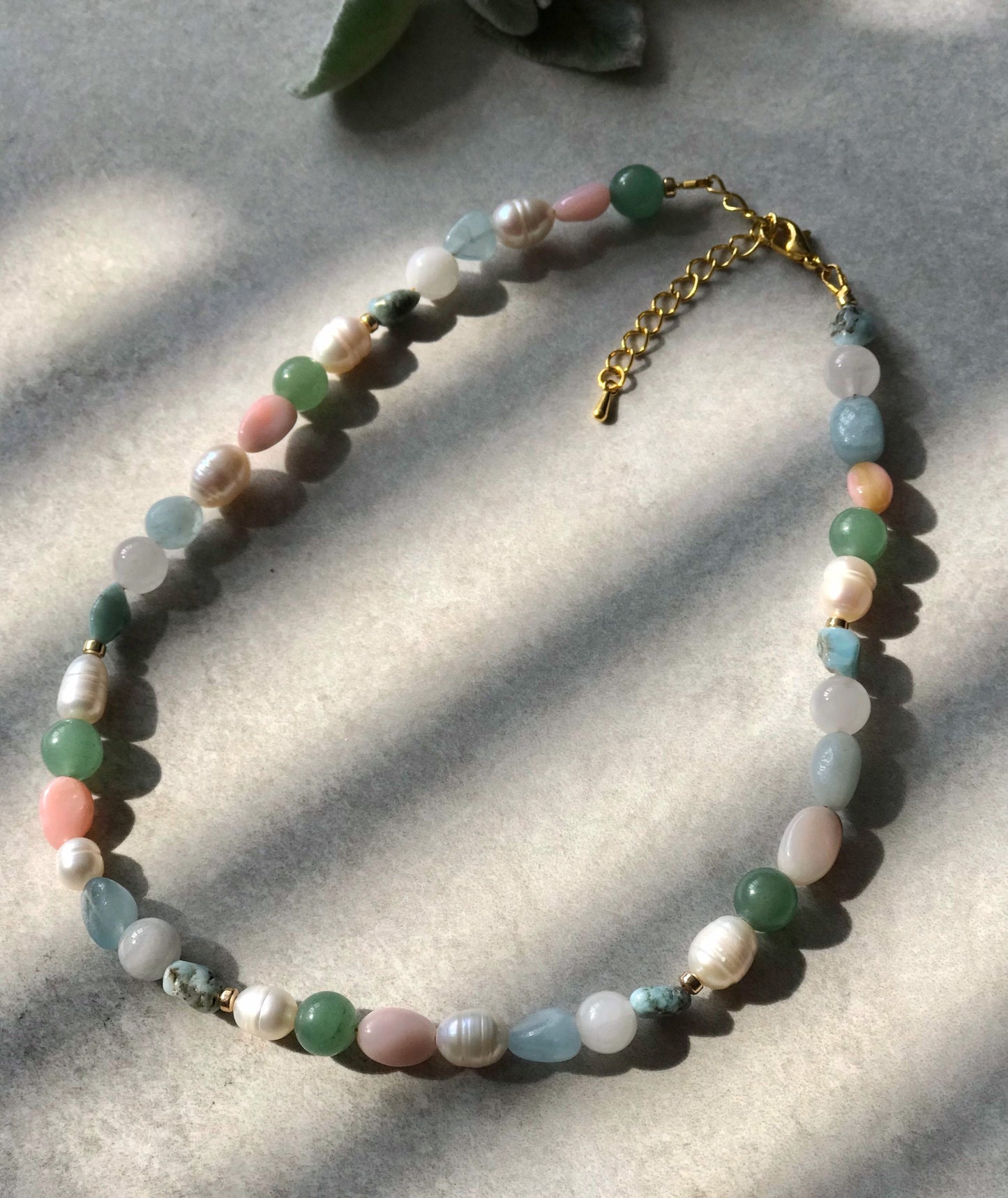 Melia - Gemstone Beaded Necklace