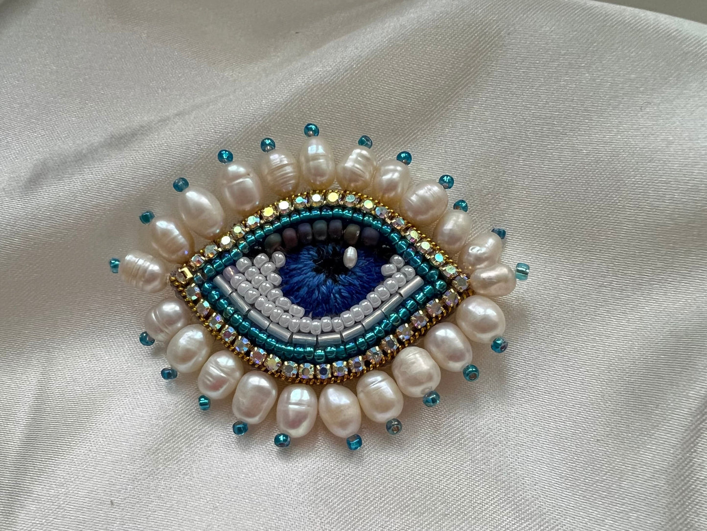 Evil Eye Handmade Brooch