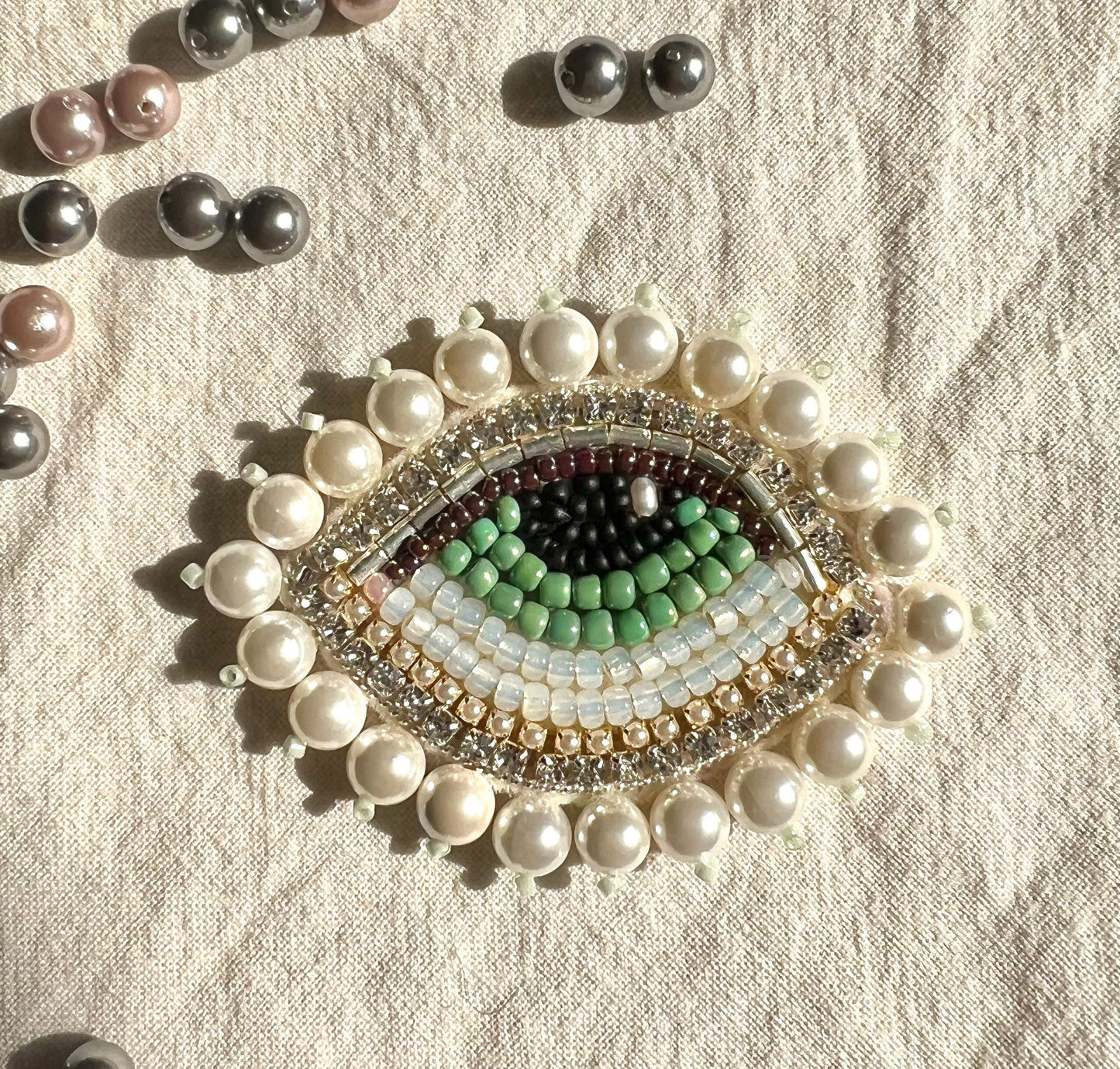 Evil Eye Handmade Brooch