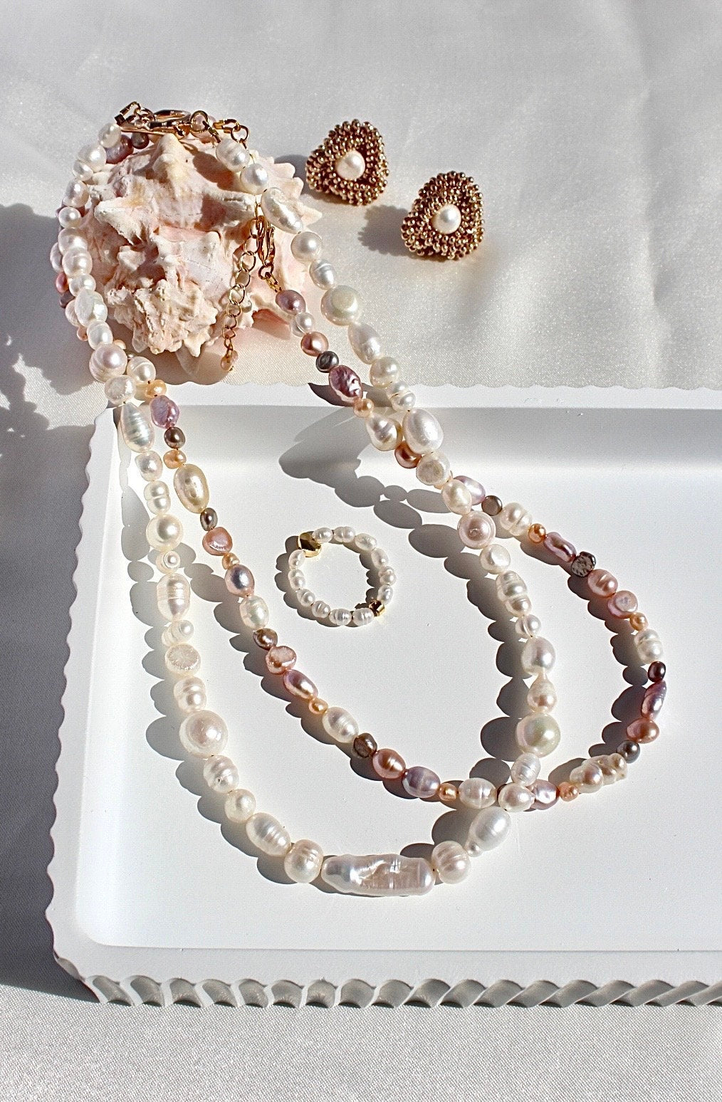 Isis - Biwa Pearl Necklace