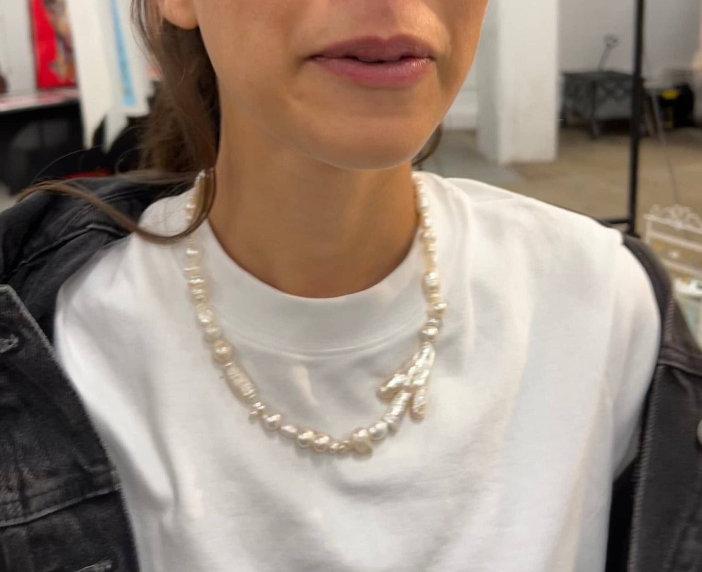 Uma - Statement Pearl Necklace