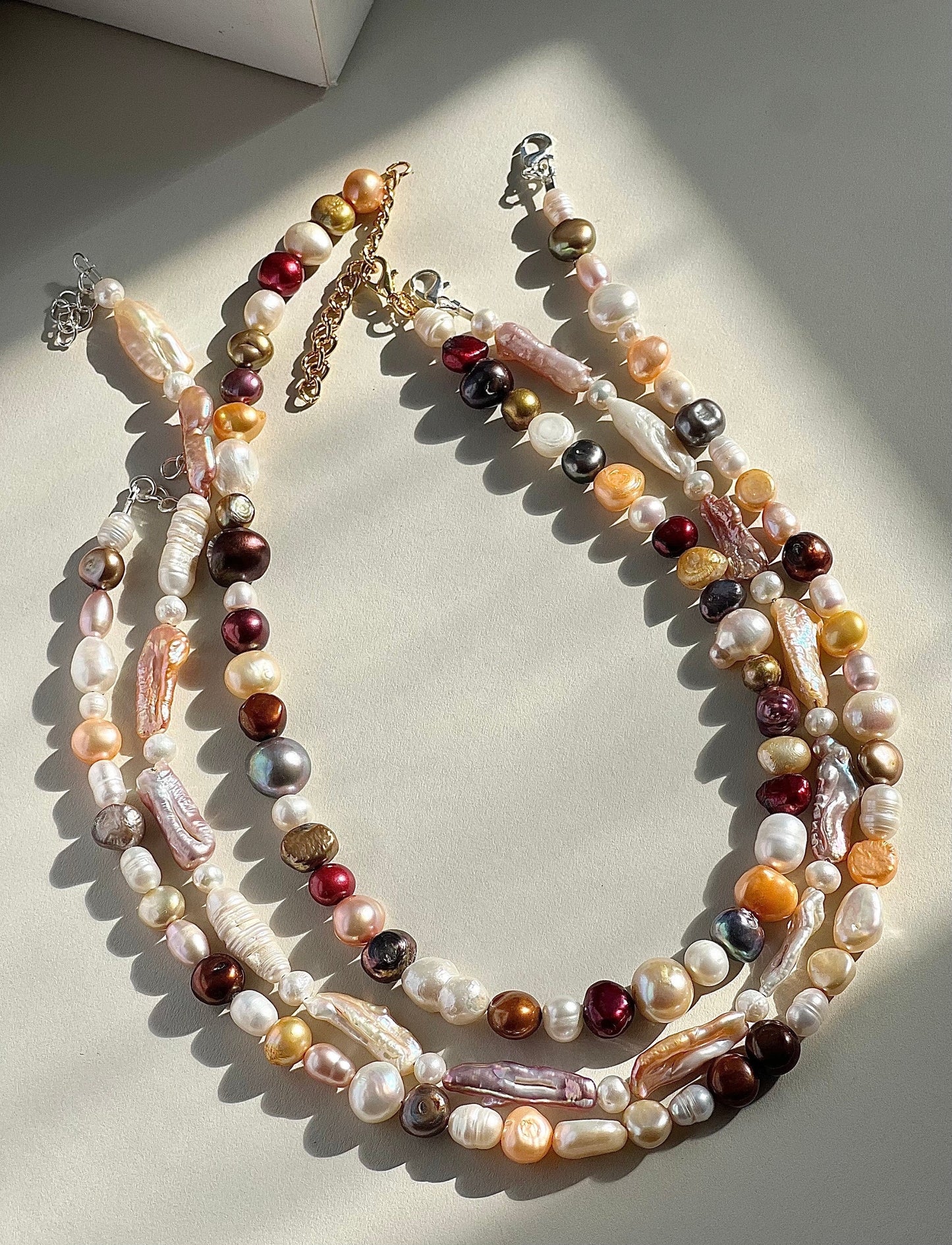 Athena - Biwa Pearl Necklace