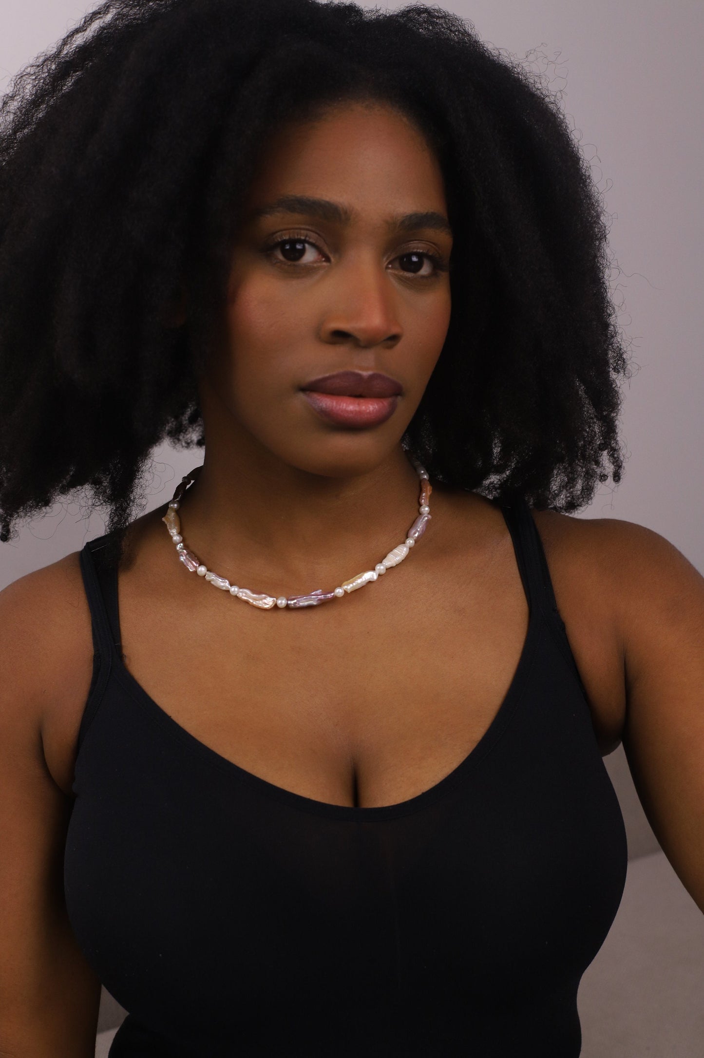Athena - Biwa Pearl Necklace