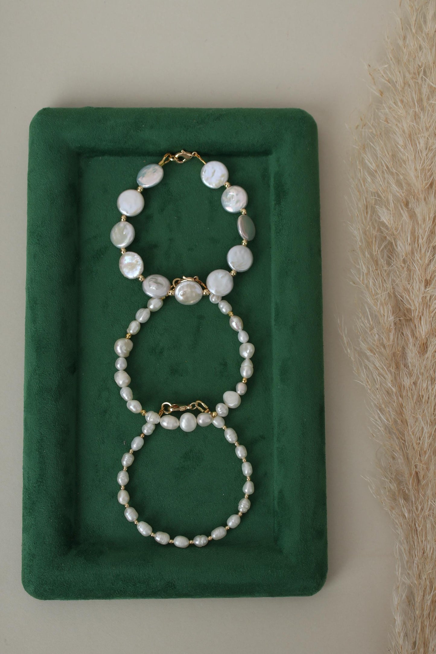 Coin Pearl Bracelet