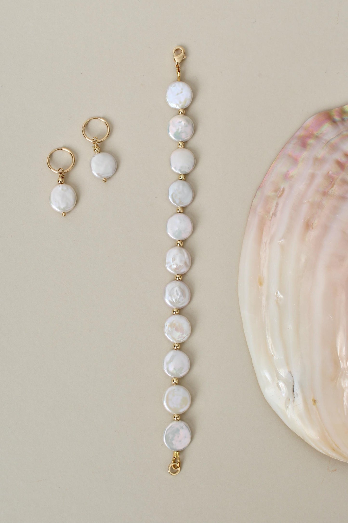 Coin Pearl Bracelet