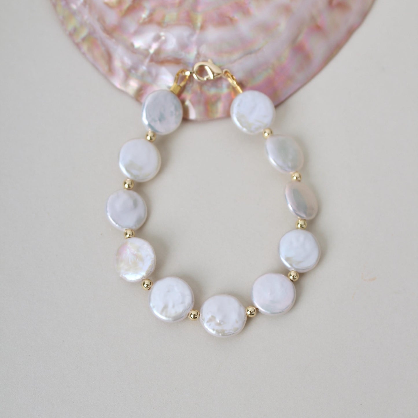 Coin Pearl Bracelet