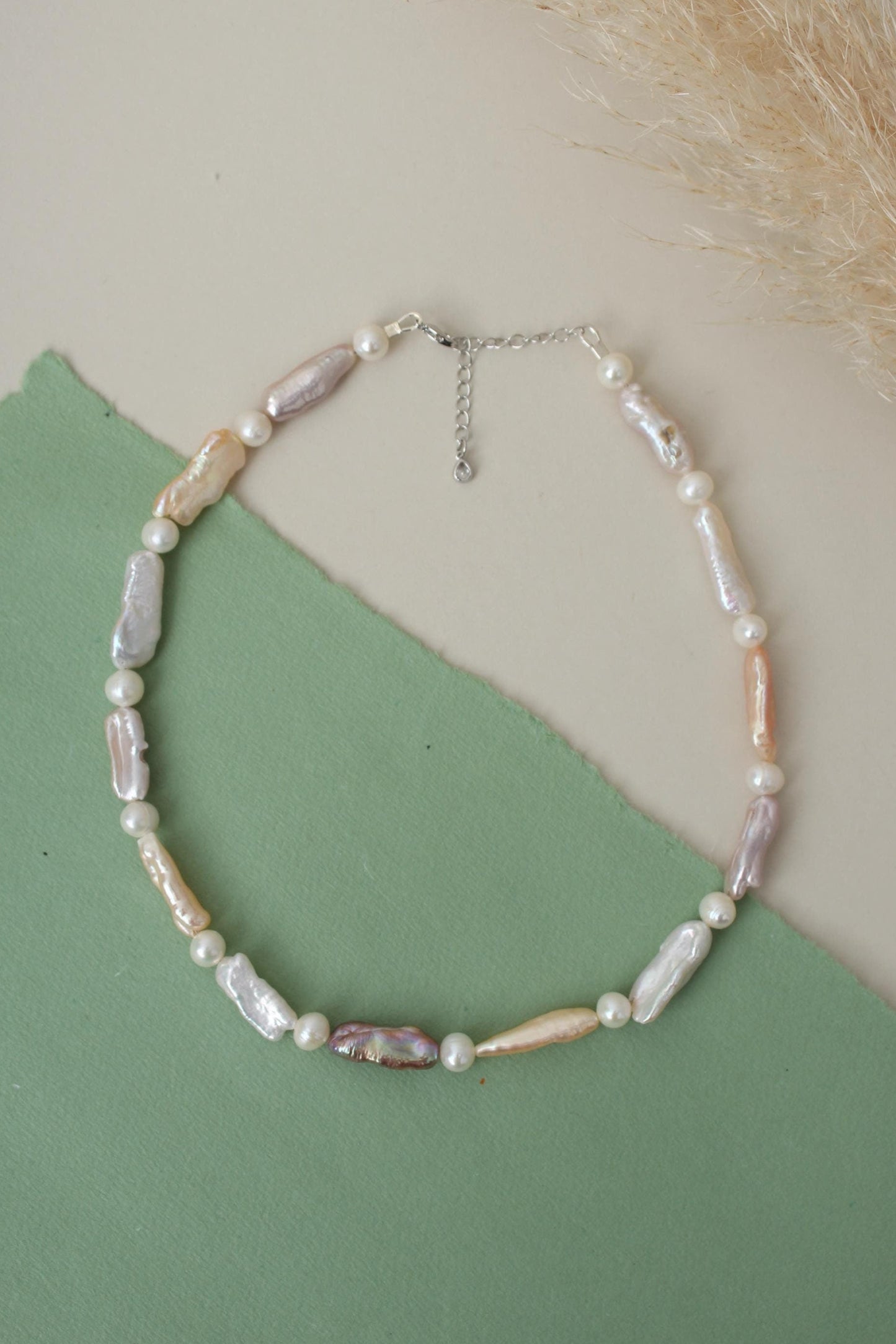 Athena - Biwa Pearl Necklace