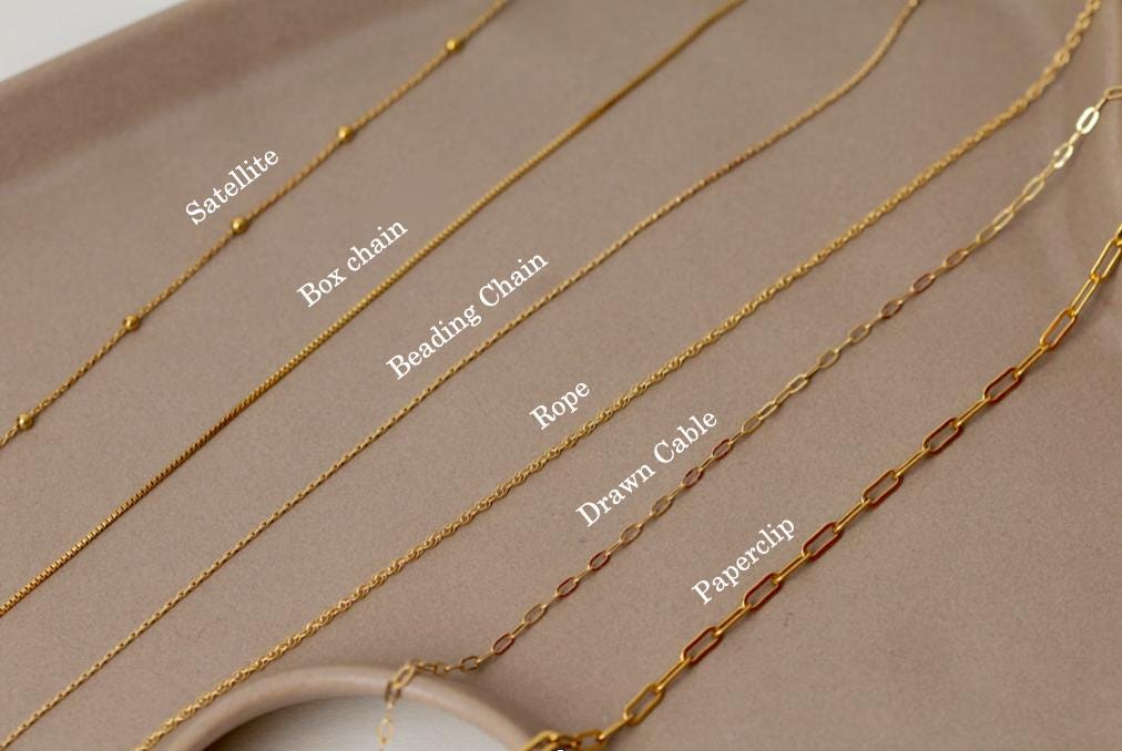 Gold filled chain necklace