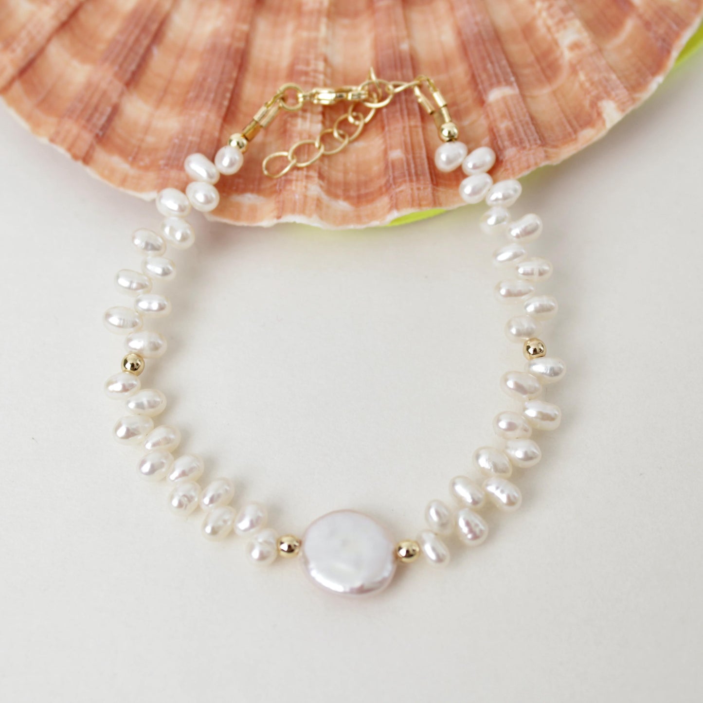 Demeter - Wheat Shape Pearl Bracelet