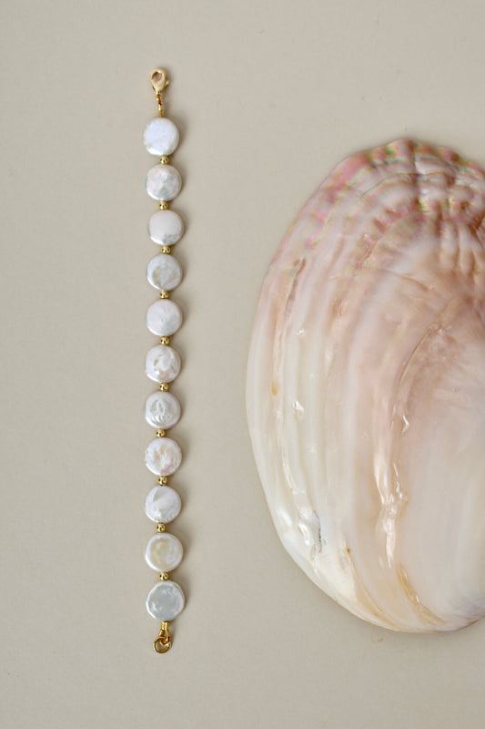 Coin Pearl Bracelet