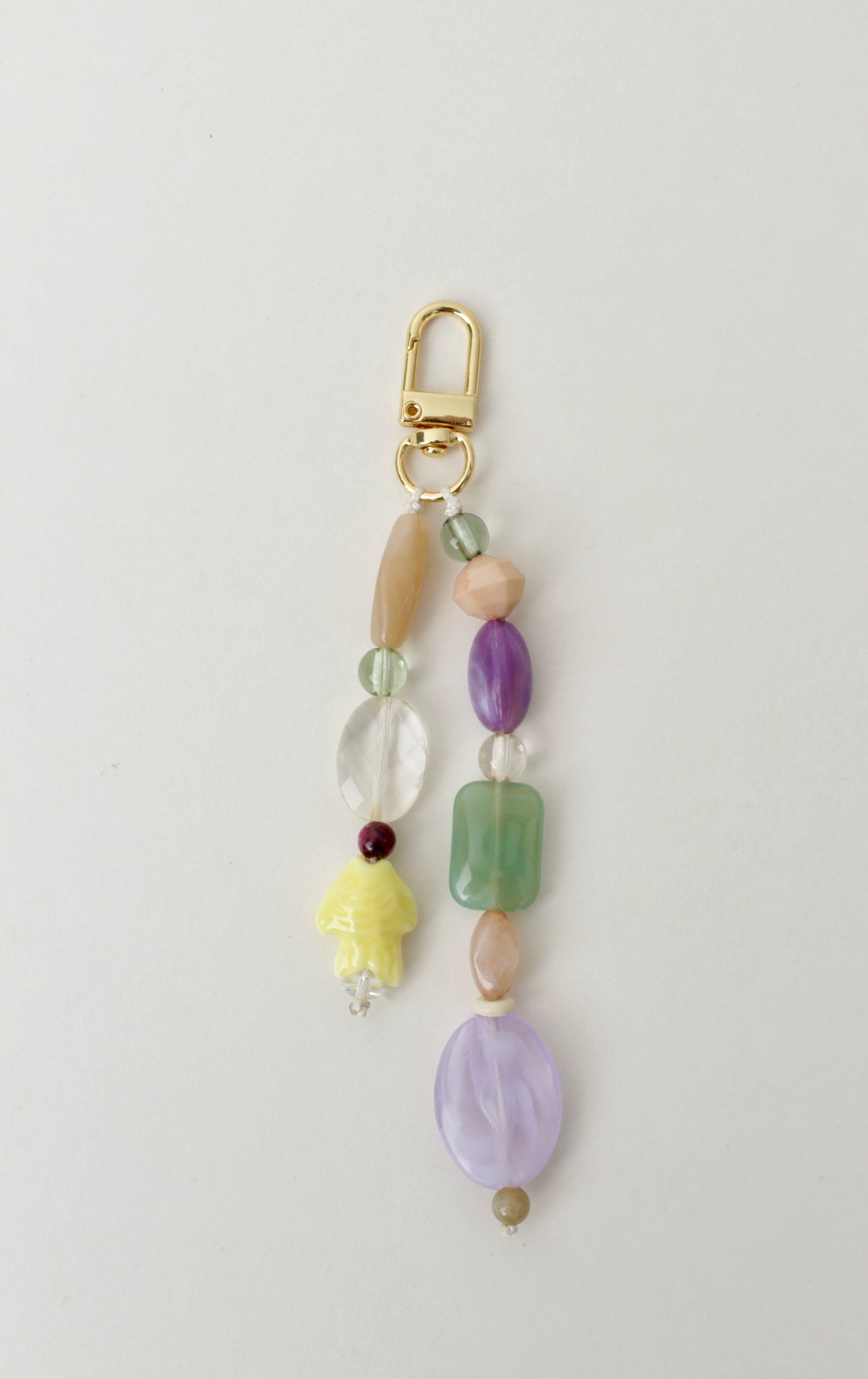 Pastel Beaded Bag Charm. 3 styles.
