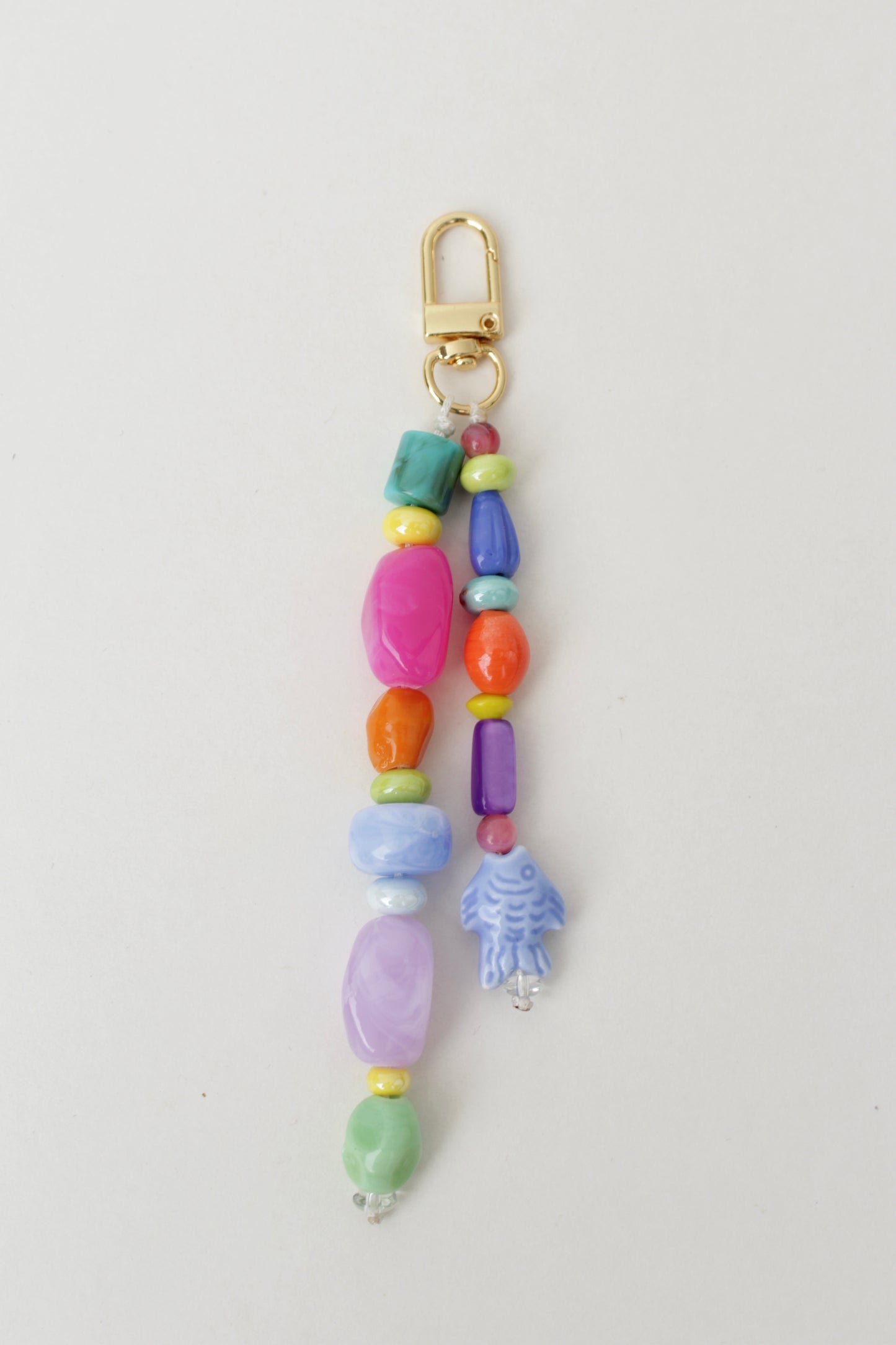 Tropical bag charm. 2 styles.