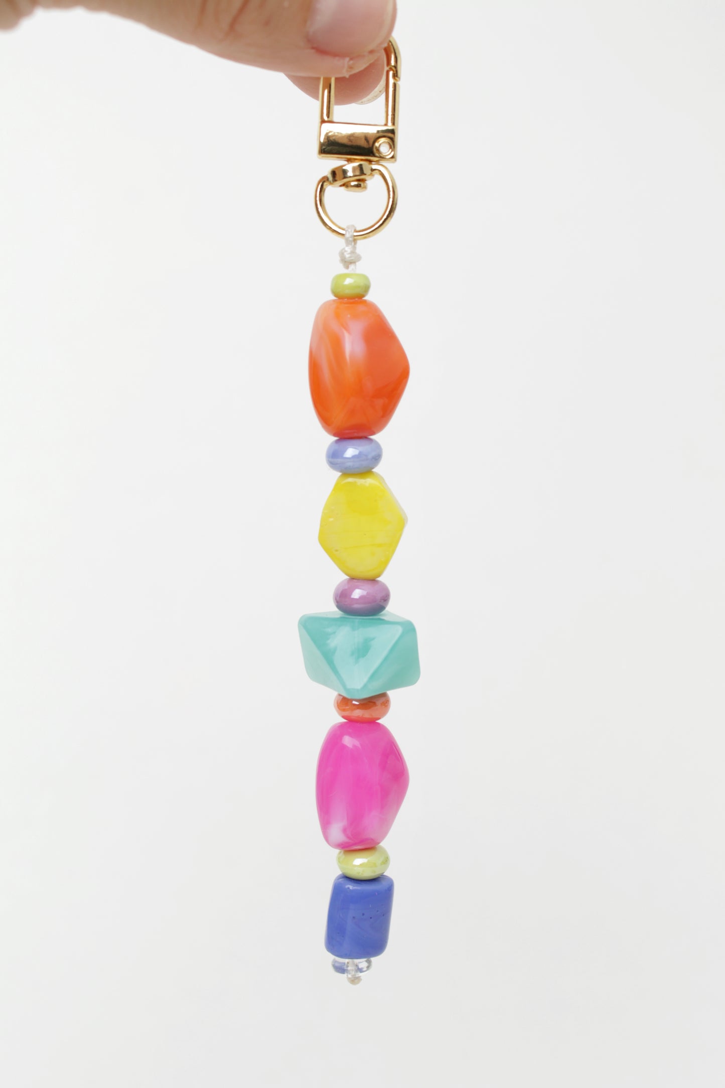 Tropical bag charm. 2 styles.