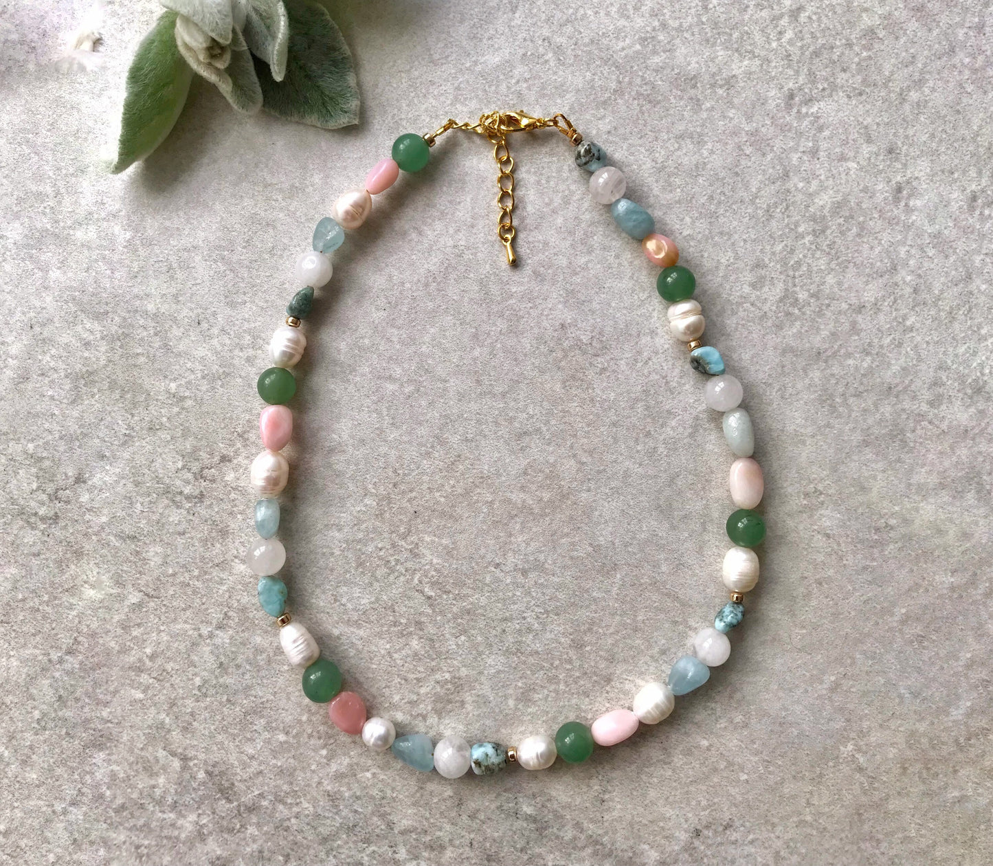 Melia - Gemstone Beaded Necklace