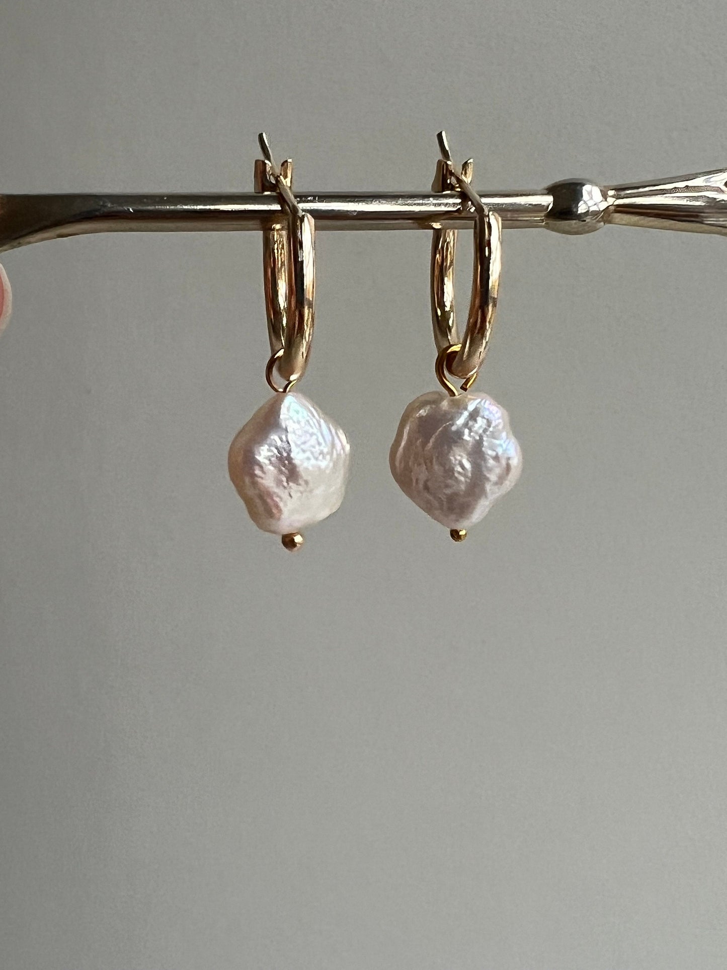 Pearl charms for earrings