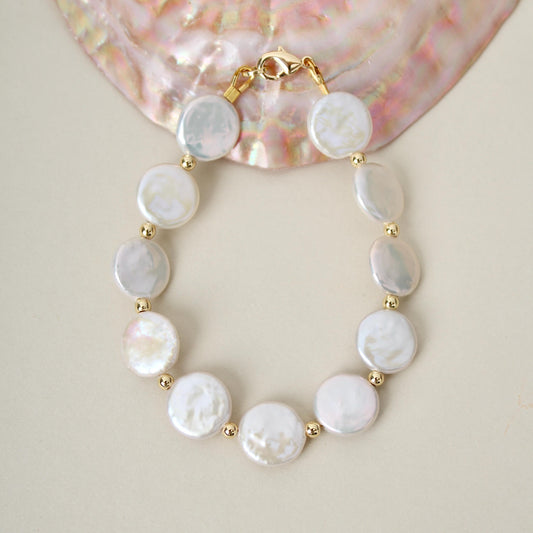 Coin Pearl Bracelet