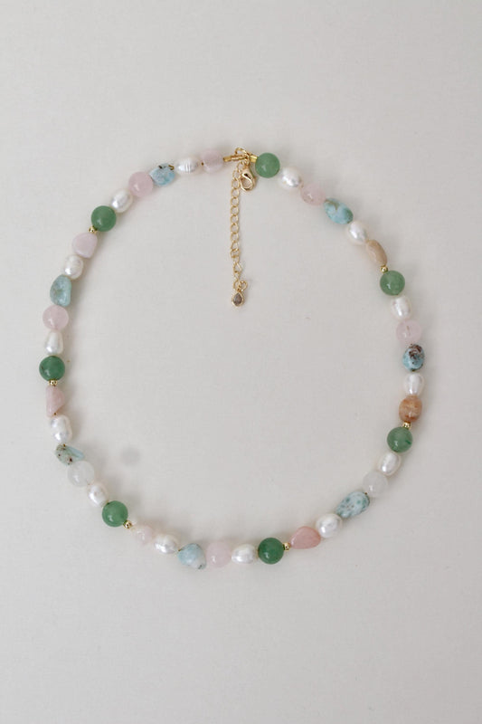 Melia - Gemstone Beaded Necklace