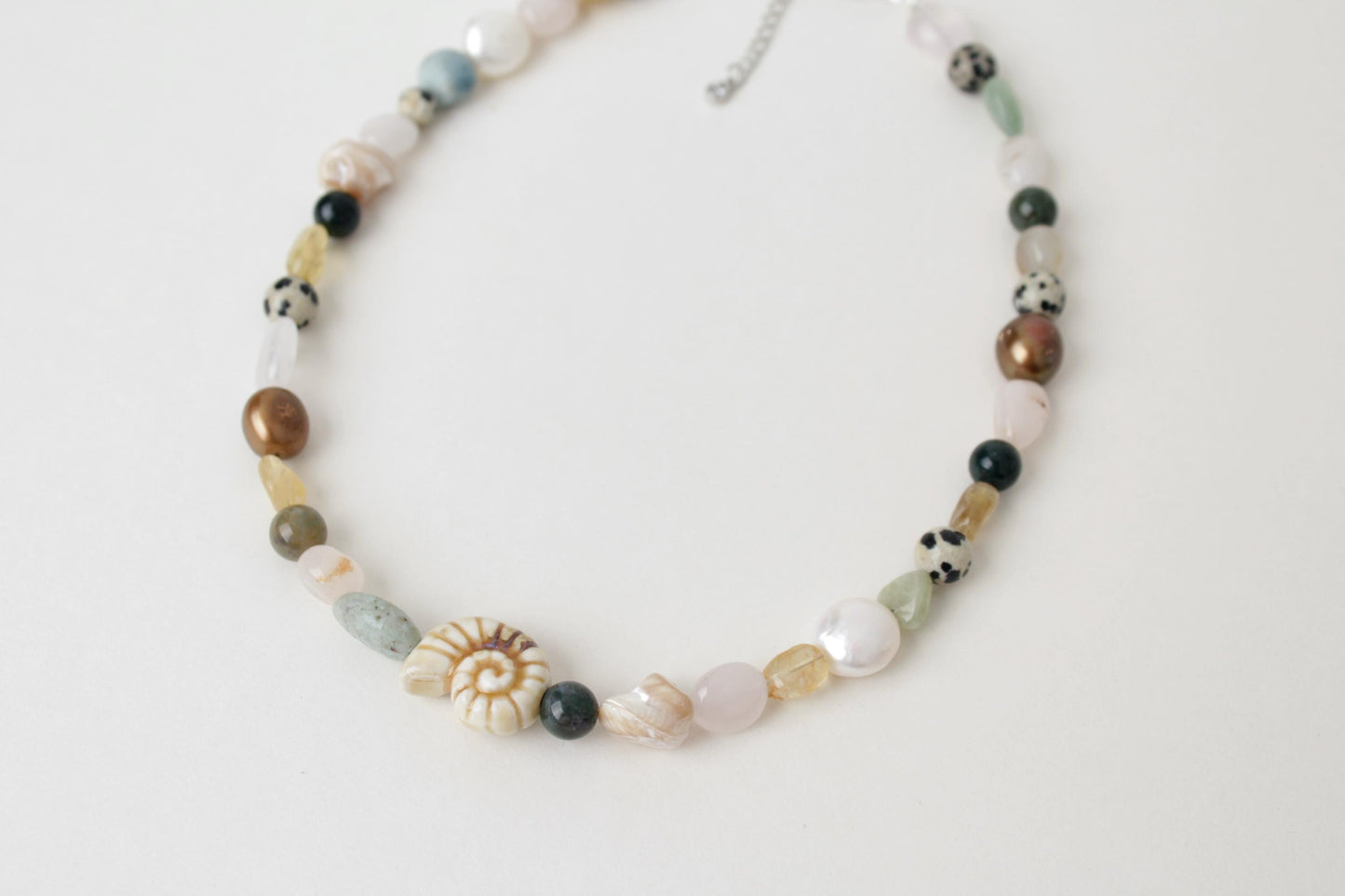 Ocean Whispers - Gemstone Beaded Necklace