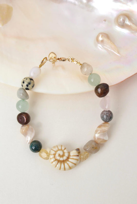 Ocean Whispers Beaded Bracelet