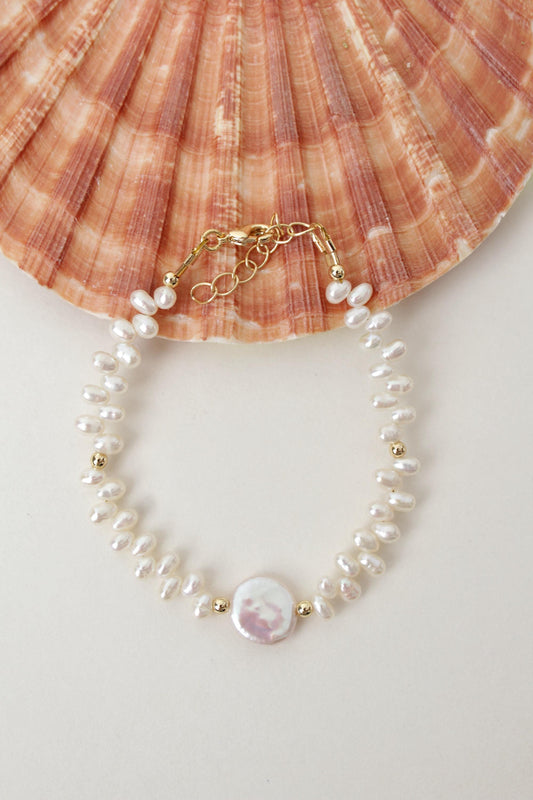 Demeter - Wheat Shape Pearl Bracelet
